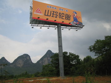 Κίνα Γαλβανισμένος υπαίθριος πίνακας διαφημίσεων ακρών του δρόμου χρώματος χάλυβα πολυ που διαφημίζει το ύψος της 3M προμηθευτής