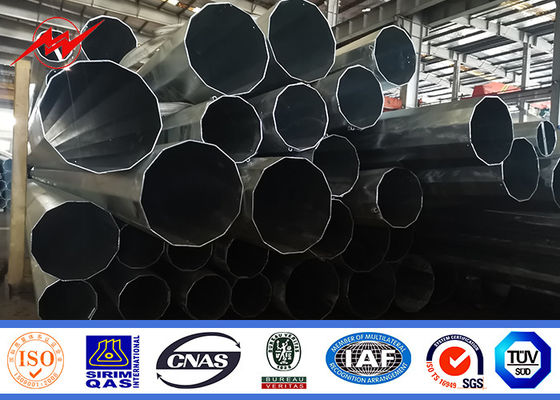 Κίνα 16m 1200 Dan Steel Tubular Pole Galvanized για το εξωτερικό πρόγραμμα γραμμών διανομής προμηθευτής