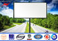 Εμπορικός ψηφιακός υπαίθριος πίνακας διαφημίσεων δομών χάλυβα που διαφημίζει, πάχος ύψους 10nm 6M προμηθευτής