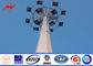 20m υψηλός ιστών πύργων σωληνοειδής πύργος επικοινωνίας χάλυβα μονοπωλιακός με Galvanization προμηθευτής