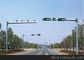διπλό σήμα κυκλοφορίας βραχιόνων ύψους 7m Πολωνός, γαλβανισμένος Driveway χάλυβας Πολωνός με το σήμα προμηθευτής