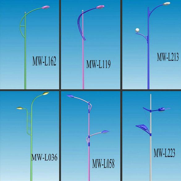 Ενιαίος γαλβανισμένος χάλυβας PolePainting βραχιόνων 15M για τον υψηλό φωτισμό τρόπων 2