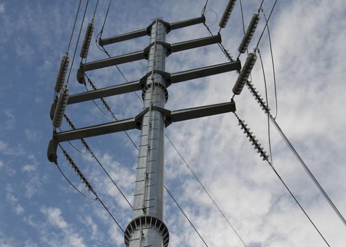 γαλβανισμένη ηλεκτρική δύναμη Πολωνός 16m 20m 25m για 110 καλωδίων kv επιστρώματος δύναμης 1
