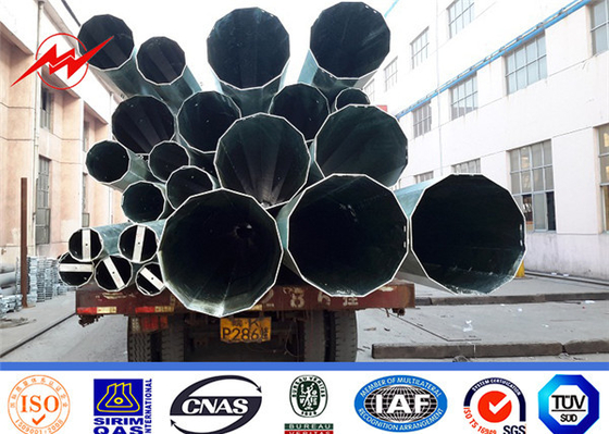 Κίνα 35FT Ζυγισμένος πόλος χάλυβα για διανομή ηλεκτρικής ενέργειας με ζεστή ζύμωση προμηθευτής