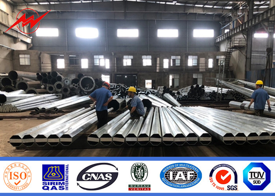 80FT 90FT 138KV Galvanized Utility Power Poles for Electrical Distribution προμηθευτής