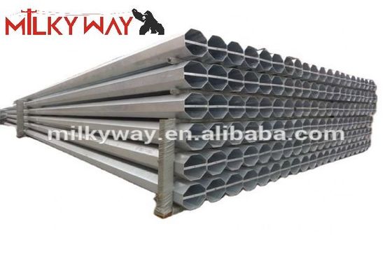 12M 16KN Steel Tubular Electric Pole για το έργο μετάδοσης ηλεκτρικής γραμμής διανομής προμηθευτής