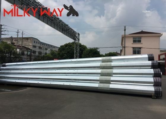 15M 6mm πάχος Προσαρμοσμένοι πόλοι μετάδοσης ισχύος Γαλβανισμένο χάλυβα προμηθευτής