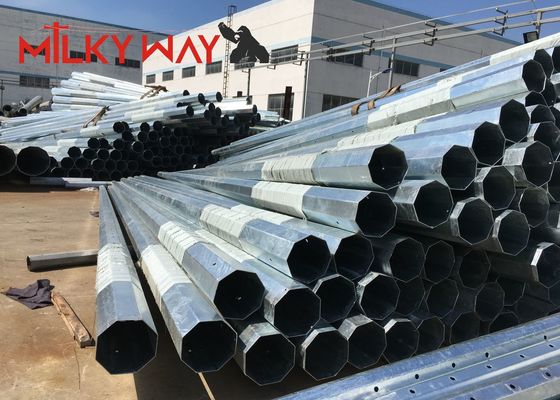 Hot Dip Galvanized Electrical Power Pole for Power Transmission with Customized Height προμηθευτής