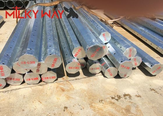 Hot Dip Galvanized Electrical Power Pole for Power Transmission with Customized Height προμηθευτής