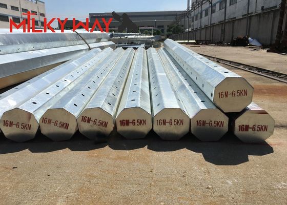 Hot Dip Galvanized Electrical Power Pole for Power Transmission with Customized Height προμηθευτής