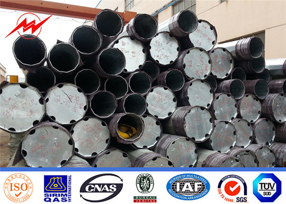 Πύργος γραμμών ηλεκτρικής ενέργειας 33kV με 18m ατσάλινο στύλο για σταθερή μετάδοση προμηθευτής