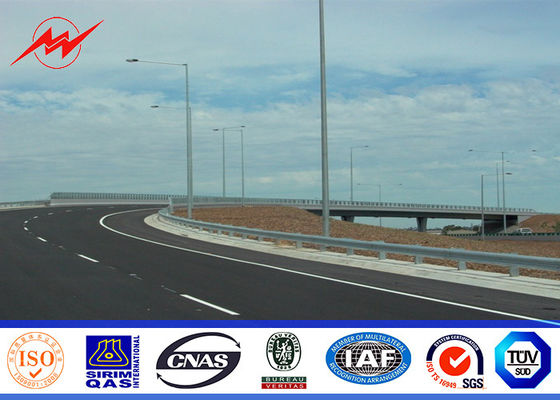 6M-12M γαλβανισμένη επιφάνεια καυτής εμβύθισης Πολωνού φωτεινών σηματοδοτών ύψους degisn