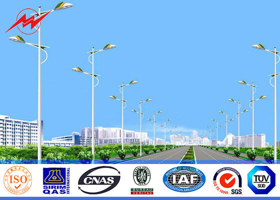 6M-12M γαλβανισμένη επιφάνεια καυτής εμβύθισης Πολωνού φωτεινών σηματοδοτών ύψους degisn