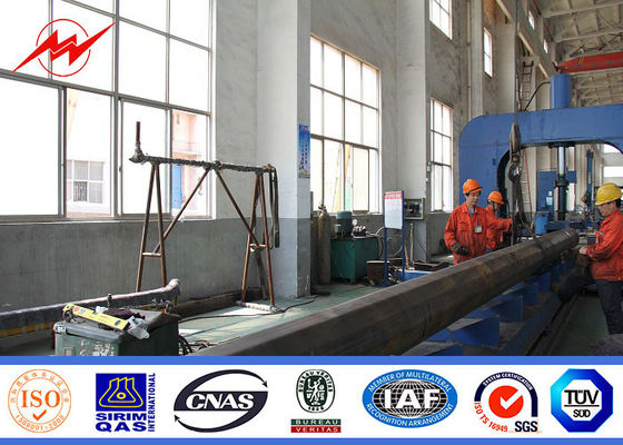 Αντιδιαβρωτικός 30m ελαφρύς πύργος ιστών γηπέδου ποδοσφαίρου υψηλός με την ανύψωση του συστήματος