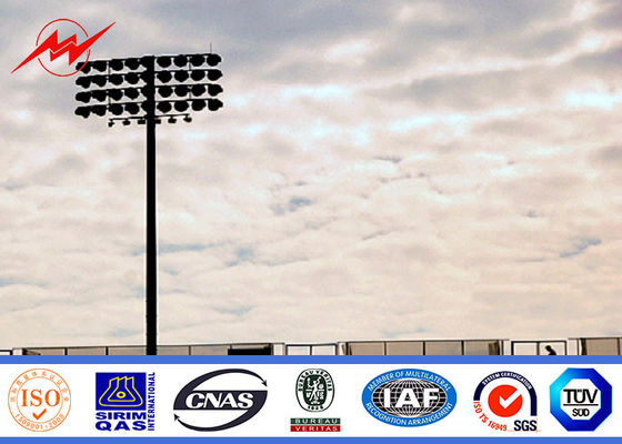 υψηλός φωτισμός αερολιμένων πόλων ιστών σταδίων ζωγραφικής 30m με το βαρούλκο