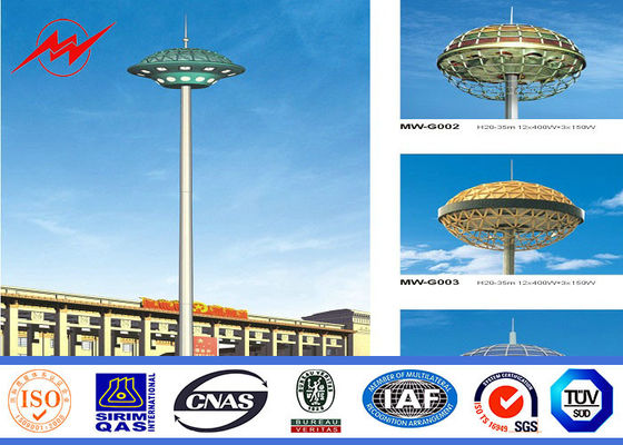 30m Q345 που προσαρμόστηκαν των συστημάτων γαλβάνισαν τον υψηλό ιστό Πολωνός με την ανύψωση