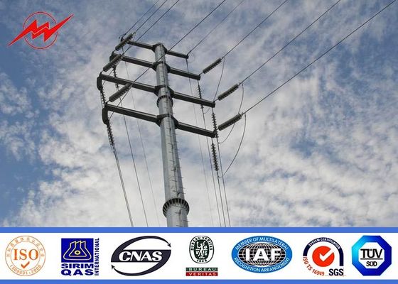 132KV καυτός galvanization πόλος ηλεκτρικής δύναμης για την ηλεκτρική γραμμή