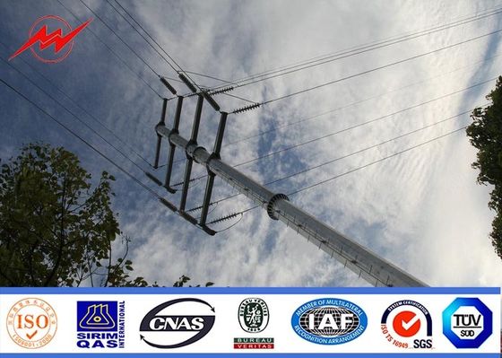 132KV καυτός galvanization πόλος ηλεκτρικής δύναμης για την ηλεκτρική γραμμή