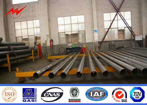 8m ενιαίος βραχιόνων πόλος χάλυβα καυτής εμβύθισης γαλβανισμένος για driveway το φωτισμό