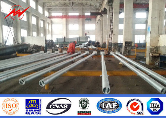 7m διπλός βραχιόνων πόλος χάλυβα καυτής εμβύθισης γαλβανισμένος για το φωτισμό οδών