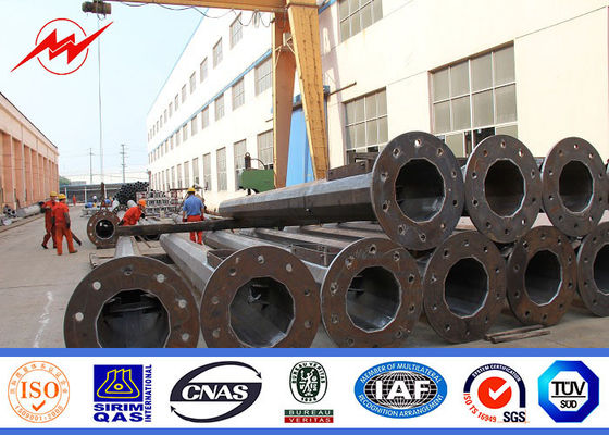 Χαρακτηριστικό Headframe 45m κωνικός γαλβανισμένος υψηλός ιστός Πολωνός μέχρι και 64 κοu'φώματα φωτισμού πλημμυρών