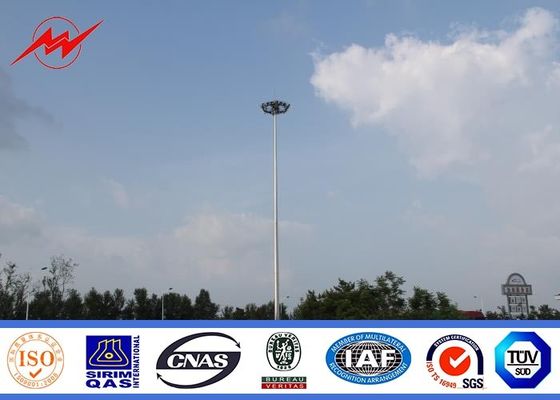 30m ο γαλβανισμένος υψηλός πόλος ιστών καυτής εμβύθισης με την ανύψωση του συστήματος