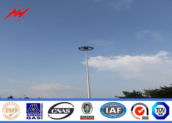 25 μέτρο ντυμένος ο σκόνη υψηλός πόλος ιστών με τα Watt HPS 6*1000