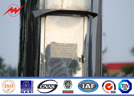 25 μέτρο ντυμένος ο σκόνη υψηλός πόλος ιστών με τα Watt HPS 6*1000