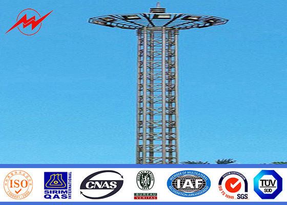 30m Q235 HDG γαλβάνισαν τον υψηλό ιστό Πολωνός με 400w τα φω'τα HPS