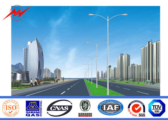 Ηλιακά 2.75mm 12m διπλό ξεπερνούν το γαλβανισμένο χάλυβα Πολωνός για τον οδικό φωτισμό