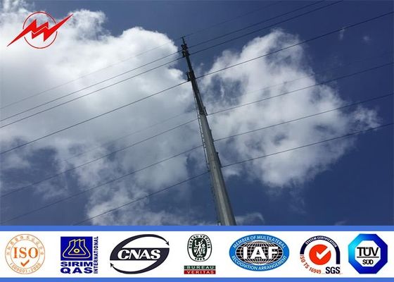 138KV οκτάγωνος galvanization πόλος ηλεκτρικής δύναμης για την ηλεκτρική μετάδοση