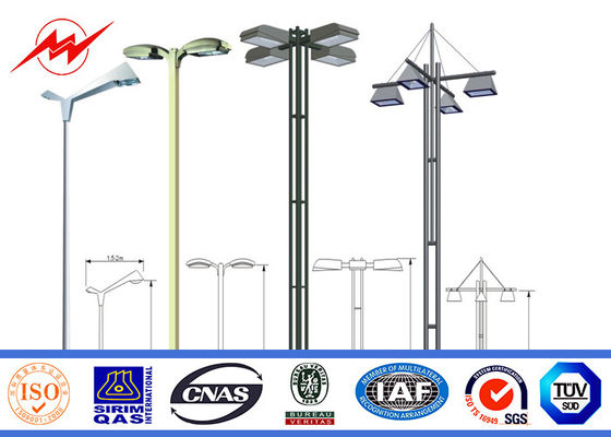HDG 3mm ζωγραφική γαλβανισμένος χάλυβας Πολωνός ένα τμήμα του οδικού φωτισμού