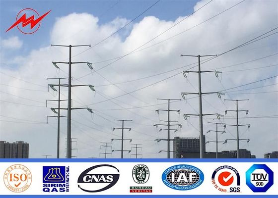 110KV διπλή ηλεκτρική δύναμη Πολωνός, υψηλή χρησιμότητα Πολωνοί κυκλωμάτων χάλυβα ιστών