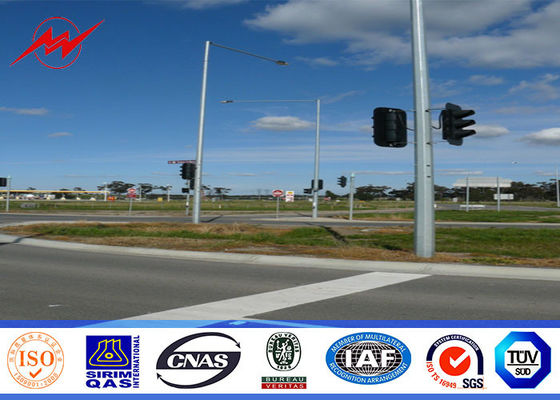 γαλβανισμένος πάχος χάλυβας Πολωνός πόλων 8mm 3.5mm για το φως εθνικών οδών οδών