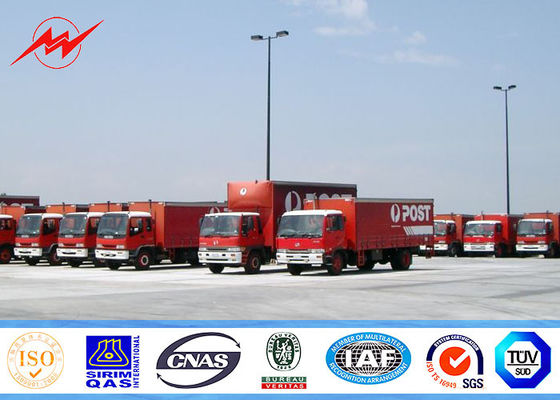 γαλβανισμένος χάλυβας Πολωνός πάχους τοίχων 10mm 3mm για το φως εθνικών οδών