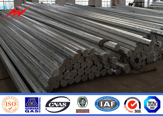 Q345 ηλεκτρική χρησιμότητα μετάλλων χαμηλής τάσης HDG Πολωνοί 32M 20KN/καυτός - κυλημένος χάλυβας Πολωνός