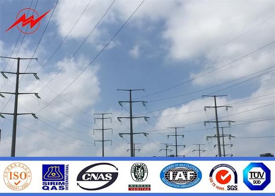 11KV πολυ πλαισιωμένος ηλεκτρικός συμπτύσσοντας Πολωνός, γαλβανισμένος χάλυβας Πολωνός καυτής εμβύθισης