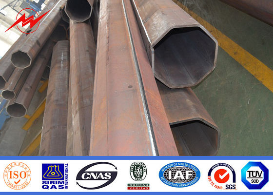 Ηλεκτρική ενέργεια Πολωνοί χάλυβα HDG 32M 20 KN 5mm 3 τμήματα με τα διαγώνια όπλα