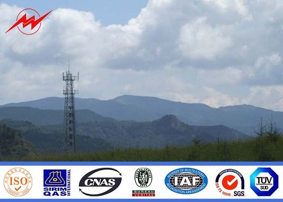 Χάλυβα τηλεπικοινωνιών κυψελοειδής πύργος Πολωνού κεραιών μονο για την επικοινωνία, ISO 9001