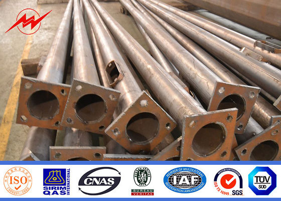 η καυτή εμβύθιση 6m γαλβάνισε τον ενιαίο φωτεινό σηματοδότη Πολωνοί βραχιόνων για τον οδικό φωτισμό