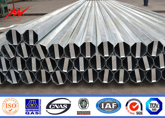 NGCP 8 χρησιμότητα Πολωνός χάλυβα πλευρών 30FT για 69KV τη διανομή ηλεκτρικής δύναμης