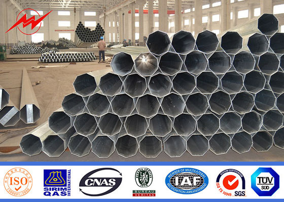 Octogonal 40FT χρησιμότητα Πολωνός χάλυβα 138KV για τη μετάδοση ηλεκτρικής δύναμης