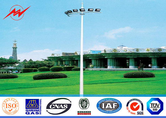 Τρία τμήματα 20M οκτάγωνων υψηλών ιστών Πολωνός με την πλατφόρμα κανένα ηλεκτρικό rasing σύστημα