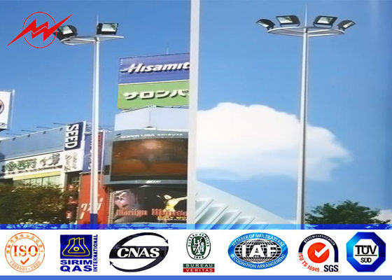 Τμήματα Differernt 22M γύρω από τον υψηλό ιστό Πολωνός με την προστασία σκαλών πλατφορμών λειτουργίας