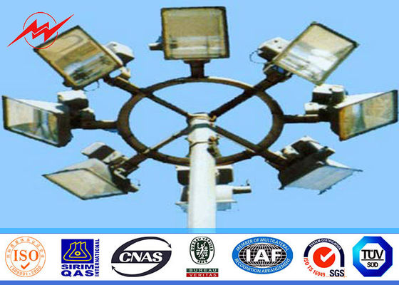 Τμήματα Differernt 22M γύρω από τον υψηλό ιστό Πολωνός με την προστασία σκαλών πλατφορμών λειτουργίας