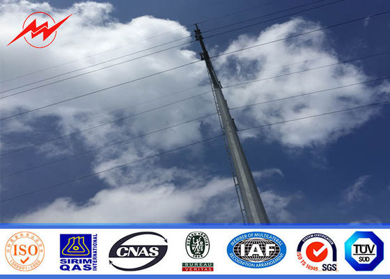 Κωνική χρησιμότητα Πολωνός χάλυβα 40ft 138kv για την ηλεκτρική γραμμή διανομής μετάδοσης
