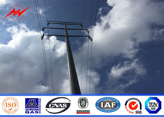 Κωνική χρησιμότητα Πολωνός χάλυβα 40ft 138kv για την ηλεκτρική γραμμή διανομής μετάδοσης