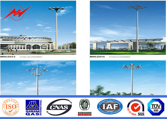 Υψηλής αντοχής 3 άσπρων τμήματα φωτεινών σηματοδοτών Πολωνός χάλυβα διακοσμητικών αντιοξειδωτικός