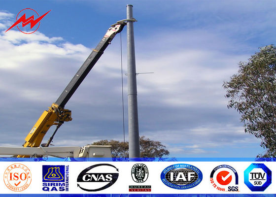 Οκτάγωνη χαμηλή ηλεκτρική δύναμη δομών χάλυβα τάσης 8M σωληνοειδής Πολωνός 69kv