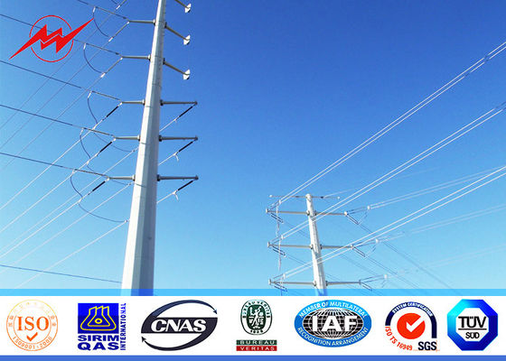 230kv 3mm σωληνοειδής χάλυβας Πολωνός πάχους με τα προσυμπιεσμένα εξαρτήματα μπουλονιών αγκύρων